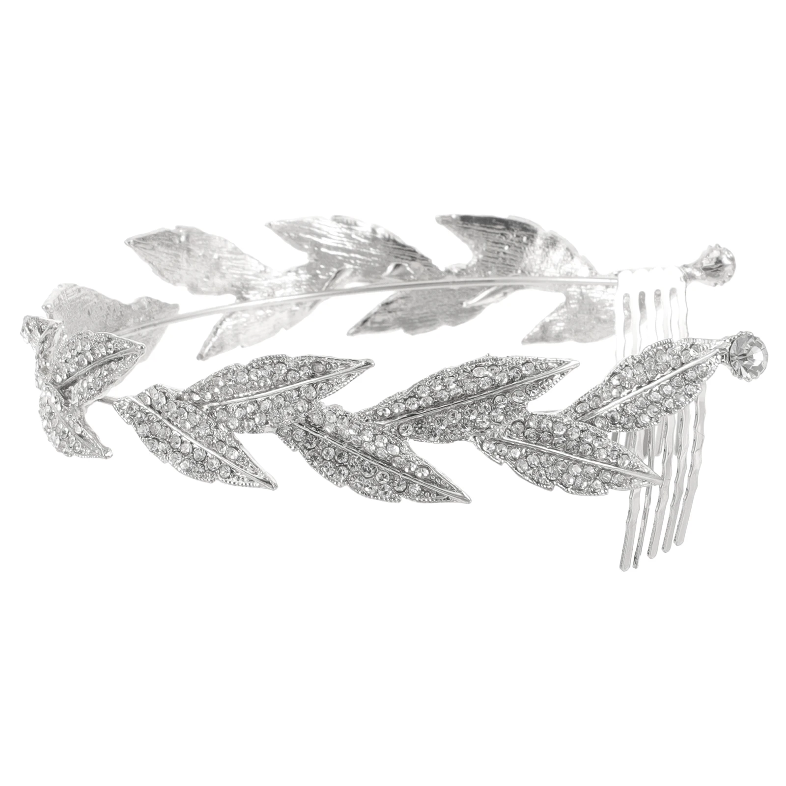 

Alloy Rhinestone Comb Bride Headdress Headwear Pin Clip Wedding Party Accessories Hair Clip Lightweight