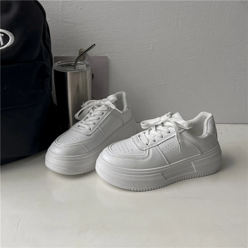 Tennis Sneakers Woman Spring Autumn Sports Board Shoes Fashion Comfort Colorful Casual Academy Style Little White Shoes Female