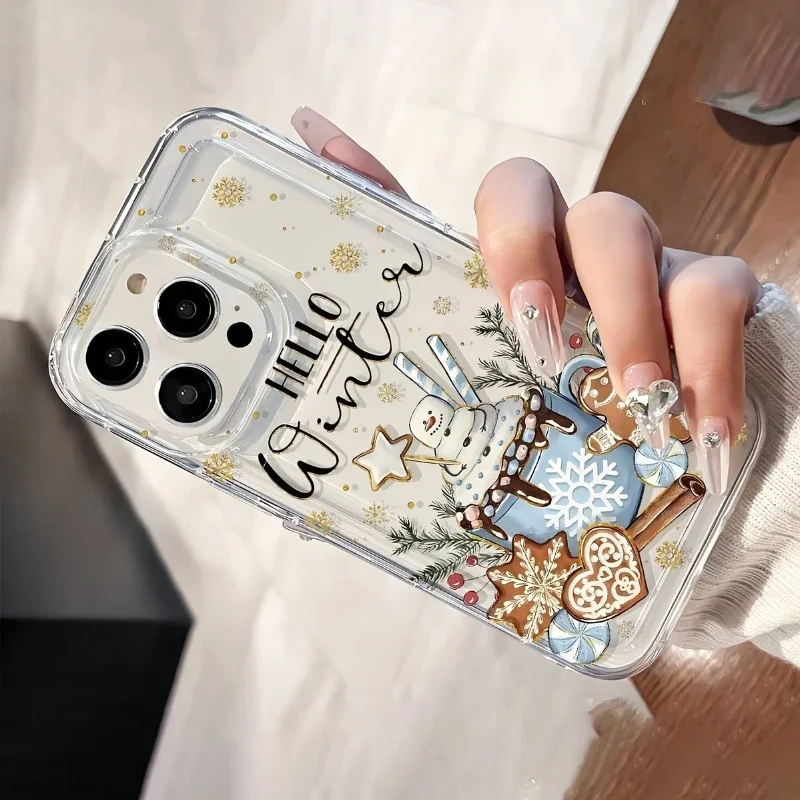 Christmas-themed phone case，Suitable for iPhone 17, 16, 15, Plus, Pro, Max series of mobile phones - for use as a gift - náhled 5