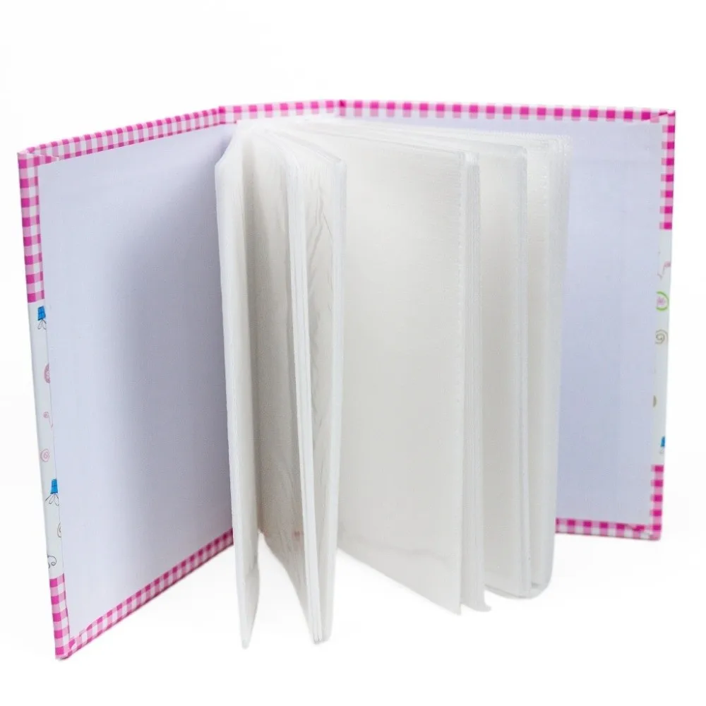 6 Inch 100 Pockets Photo Album Laminated Cloth Cover Slip-in Picture Albums Insert Pocket Large Capacity Photo Storage Album