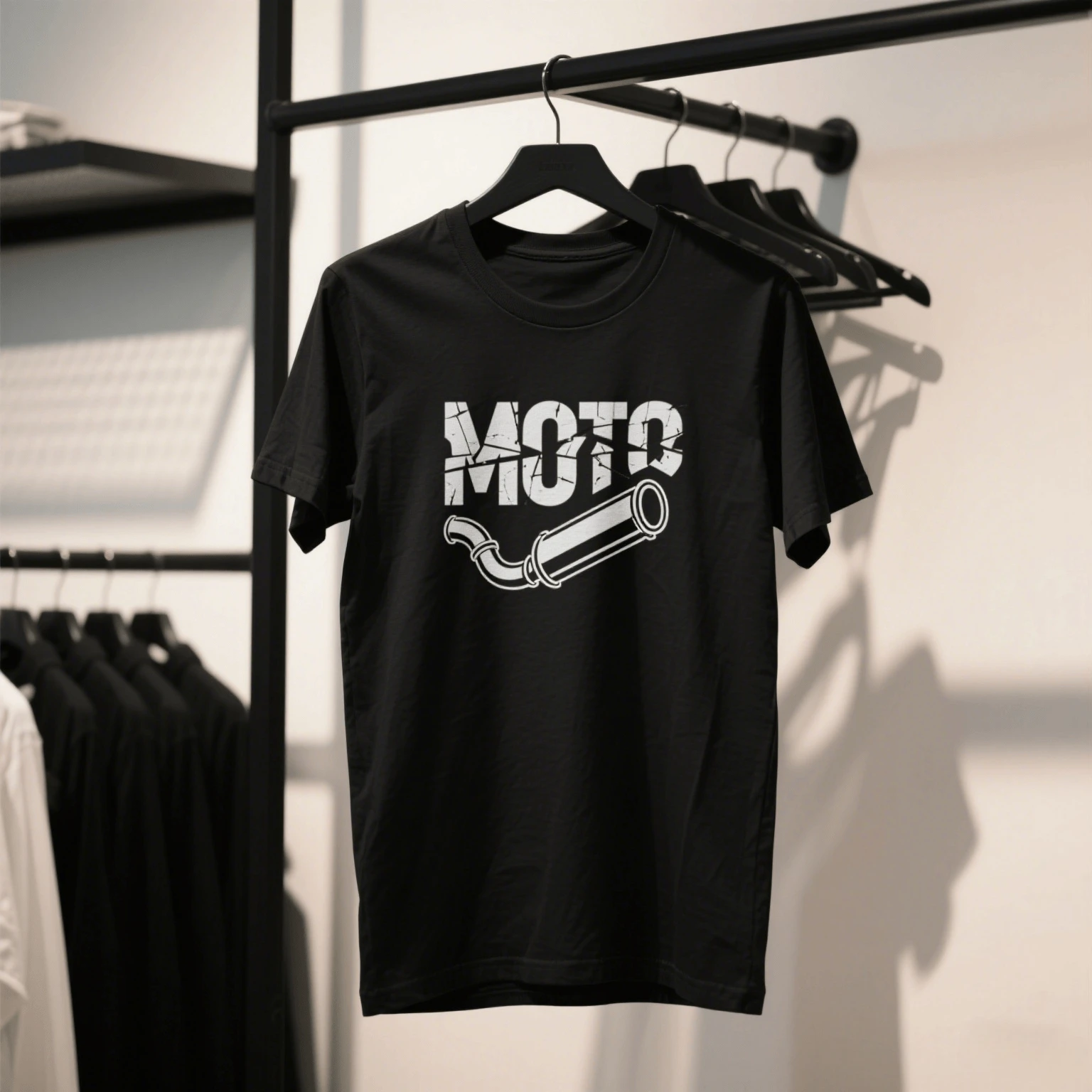 

Summer Hot-selling Men's Cotton T-shirt Motorcycle Elements Moto Wheel Print Loose Sweat-absorbing Sports Cycling Print Tee Top
