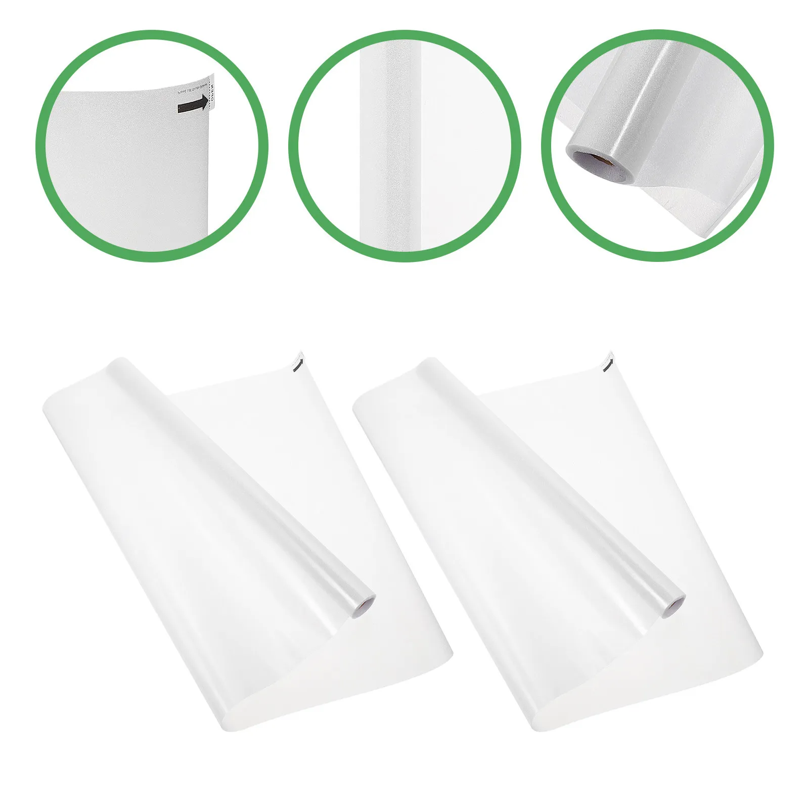 2Roll Window Frosted Glass Privacy Film Decorative Static Cling Bathroom Office Glass Film Window Privacy Static Cling