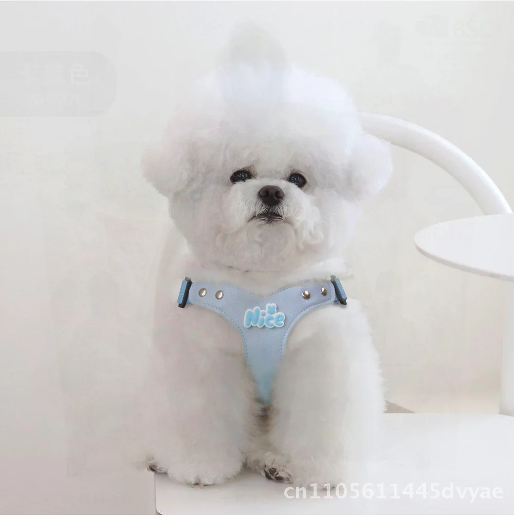 

Кожаная цепочка Bixie High Sense Corgi для маленьких собак, собак, нагрудный ремень Teddy Out, тяговая веревка