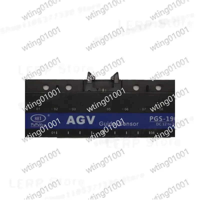 for AGV 8-bit Magnetic Navigation Sensor Stripe Reader Automated Guided Vehicle Trolley Handling Robot Positioning Detection