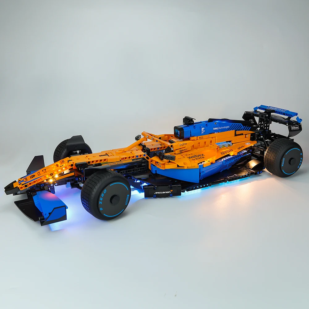 EASYLITE-Kit de luces LED para coche de carreras de Fórmula 1, 42141, bloques de construcción de alta tecnología, juguetes educativos DIY, juego de lámparas sin modelo