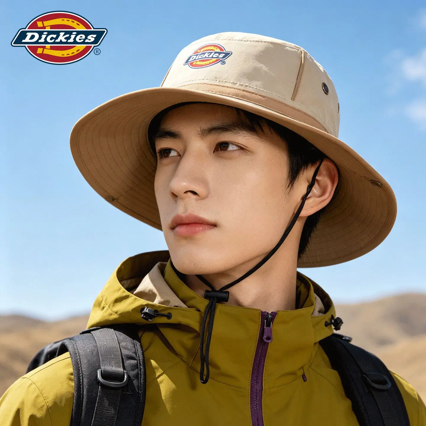 Dickies Outdoor Bucket Hat, New Fashion Hiking Breathable Foldable Sun Protection Cap for Men Women