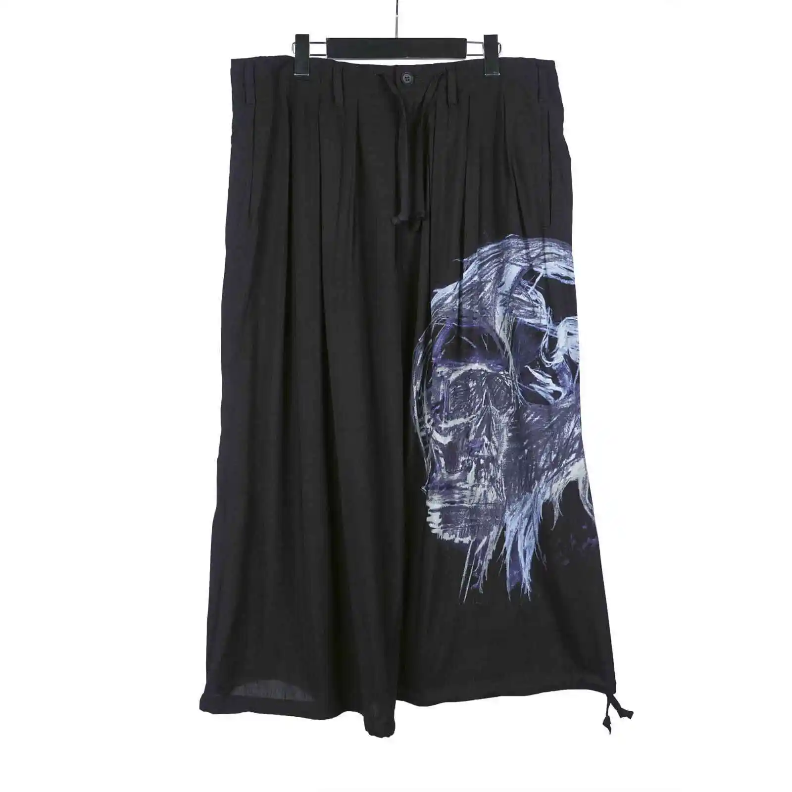 

TOP-YAMAMOTO оригинальный дизайн, свободные широкие брюки с принтом, повседневные брюки для мужчин и женщин, модный бренд