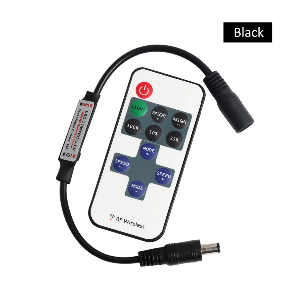 RF Remote DC 5V 12V 24V Controller led dimmer controller For LED 5050 2835 Strip Single Color