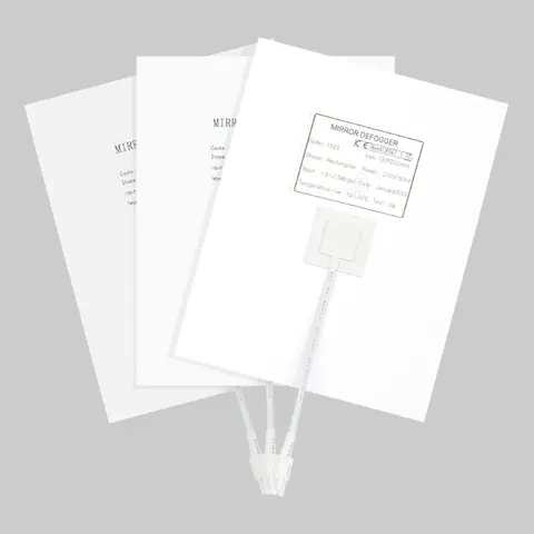 220V PET defogger 패드 히터 안개 방지 필름 defogger가있는 led 미러 용 디 미스터 패드 defogger가있는 led 미러