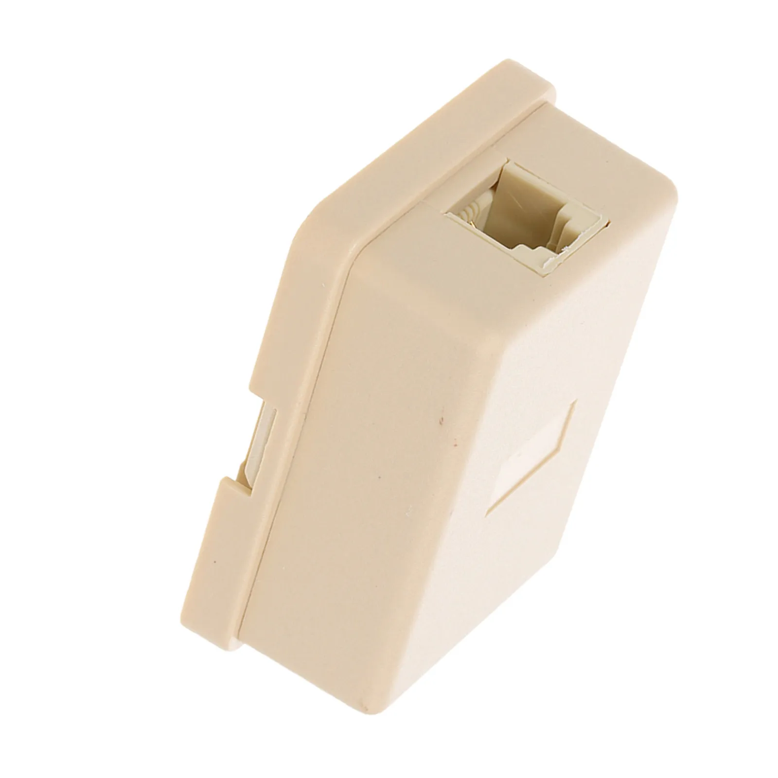 10Pcs Telephone Junction Box Single Port Surface Mount Rj11 6p4c Female Terminal Phone Line Connection Office Home Communication