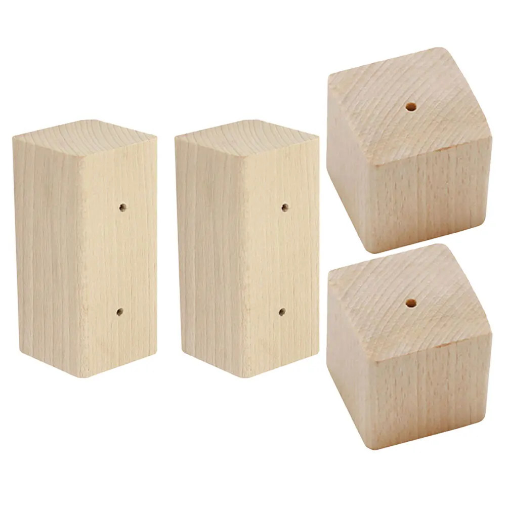 

4pcs Floral Nail Display St Wooden Carving Flower Bases Baking Tool Cake Decorating Accessory Icing Flowers St Smooth Surface