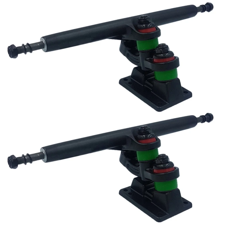 

1 Pair Double Floor Longboard Trucks Skateboard Bracket Trucks Gravity Casting Tech