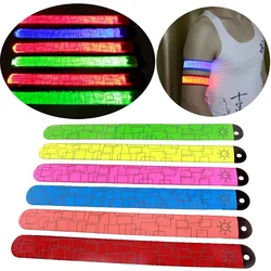 LED Armband Party Fluorescent Bracelets Neon Bracelets for Parties Luminous Rod Glow in The Dark Wedding Party Accessories SG07