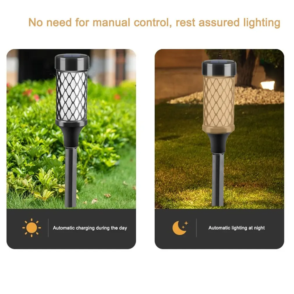 LED Solar Light para o exterior, Luminaria Street Lamp, Decoração do jardim, lanterna, impermeável, energia solar, gramado, Pathway Lights