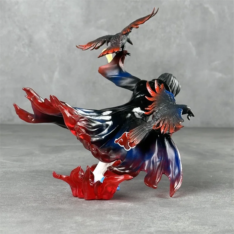 반다이 나루토 수제 LZ 샤오 조직 유즈히 보지 나인 테일 GK 애니메이션 수제 조각상 애니메이션 주변 모델