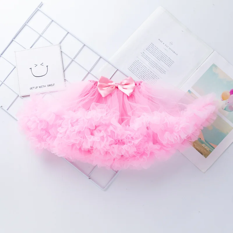 Recensioni coreane Molti vestiti per neonate Estate Gonna gonfia rosa Abiti tutu per bambini Pantaloncini Gonna Abbigliamento per neonata per neonati