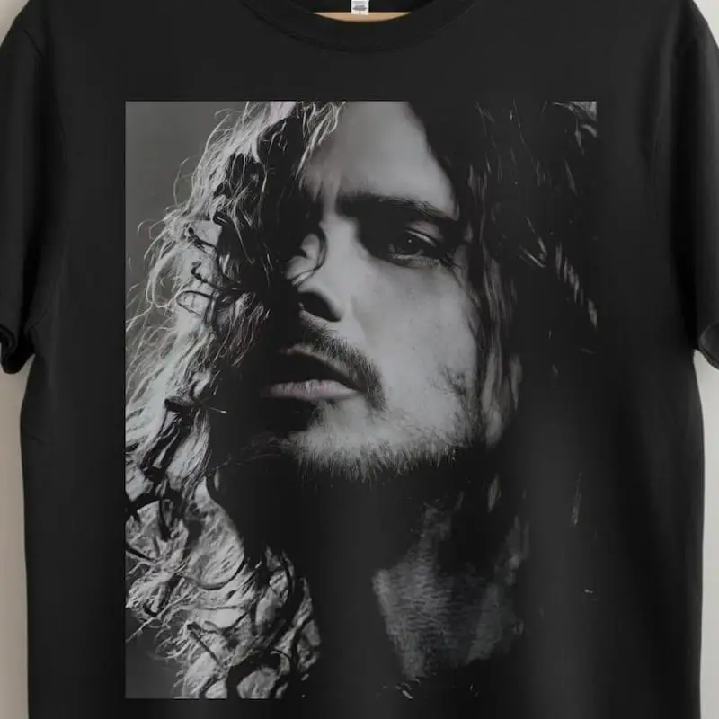 Chris Cornell Retro 90s Rock Icon T-Shirt