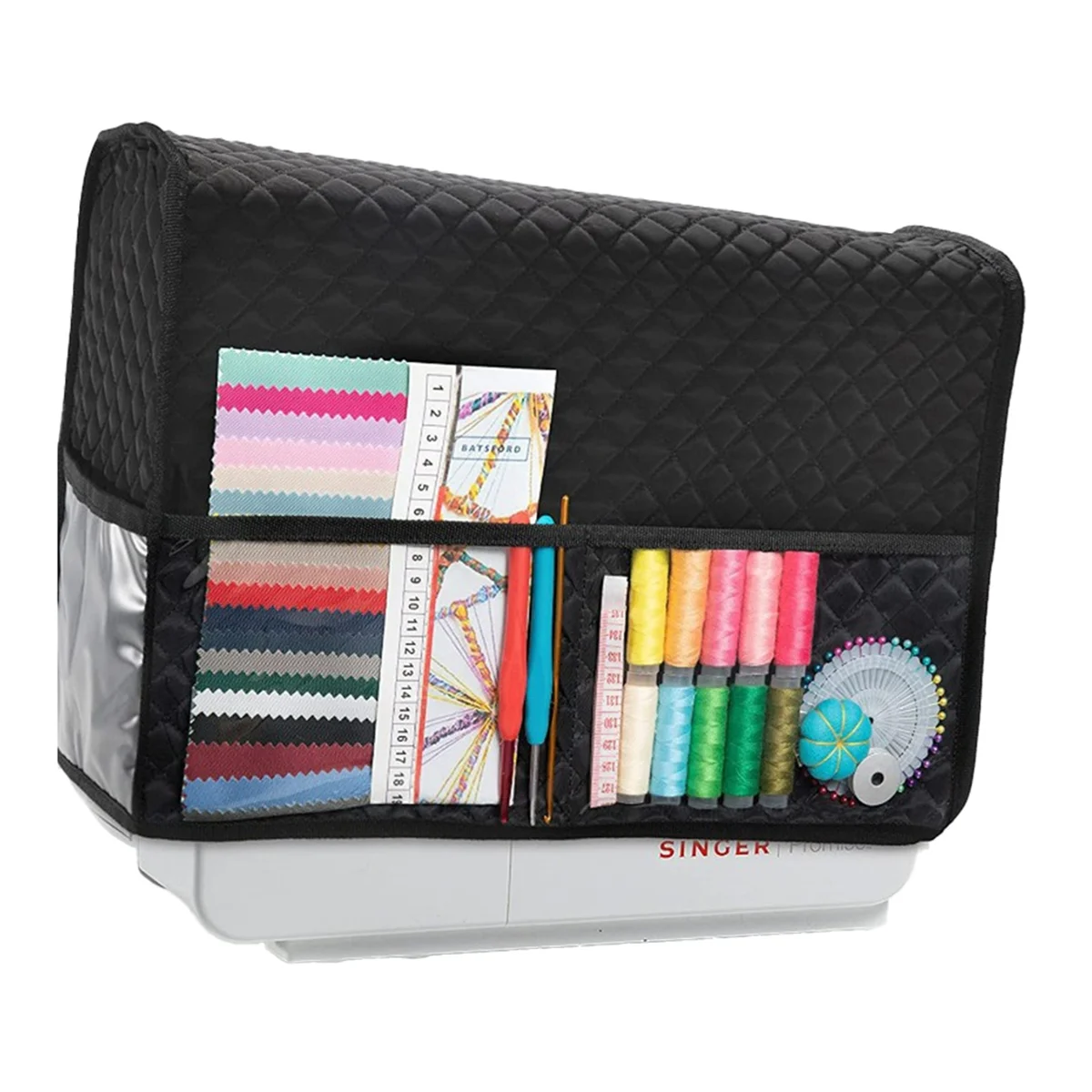 Sewing Machine Dust Cover Sewing Machine Storage Bag Sewing Machine Bag with Extra Pocket