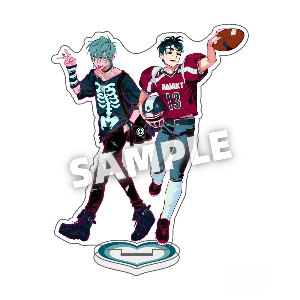 Anime ALIEN STAGE IVAN TILL LUKA SUA MIZI Geschenkspielzeug Acryl-Standmodell Actionfigur Ornament Zubehör Modell Desktop-Schlüsselanhänger