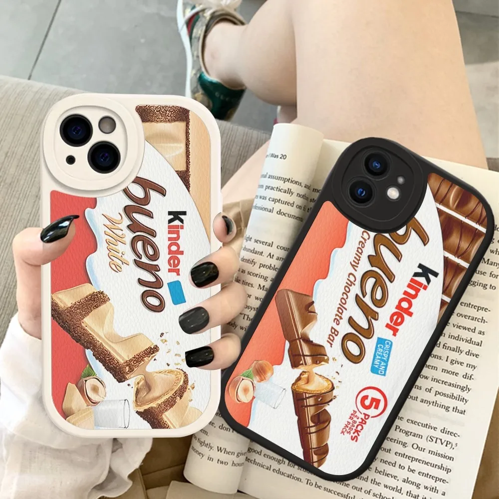 

Trolly Egg KINDER JOY Surprise Phone Case Hard Leather For iPhone 14 13 12 Mini 11 14 Pro Max Xs X Xr 7 8 Plus Fundas