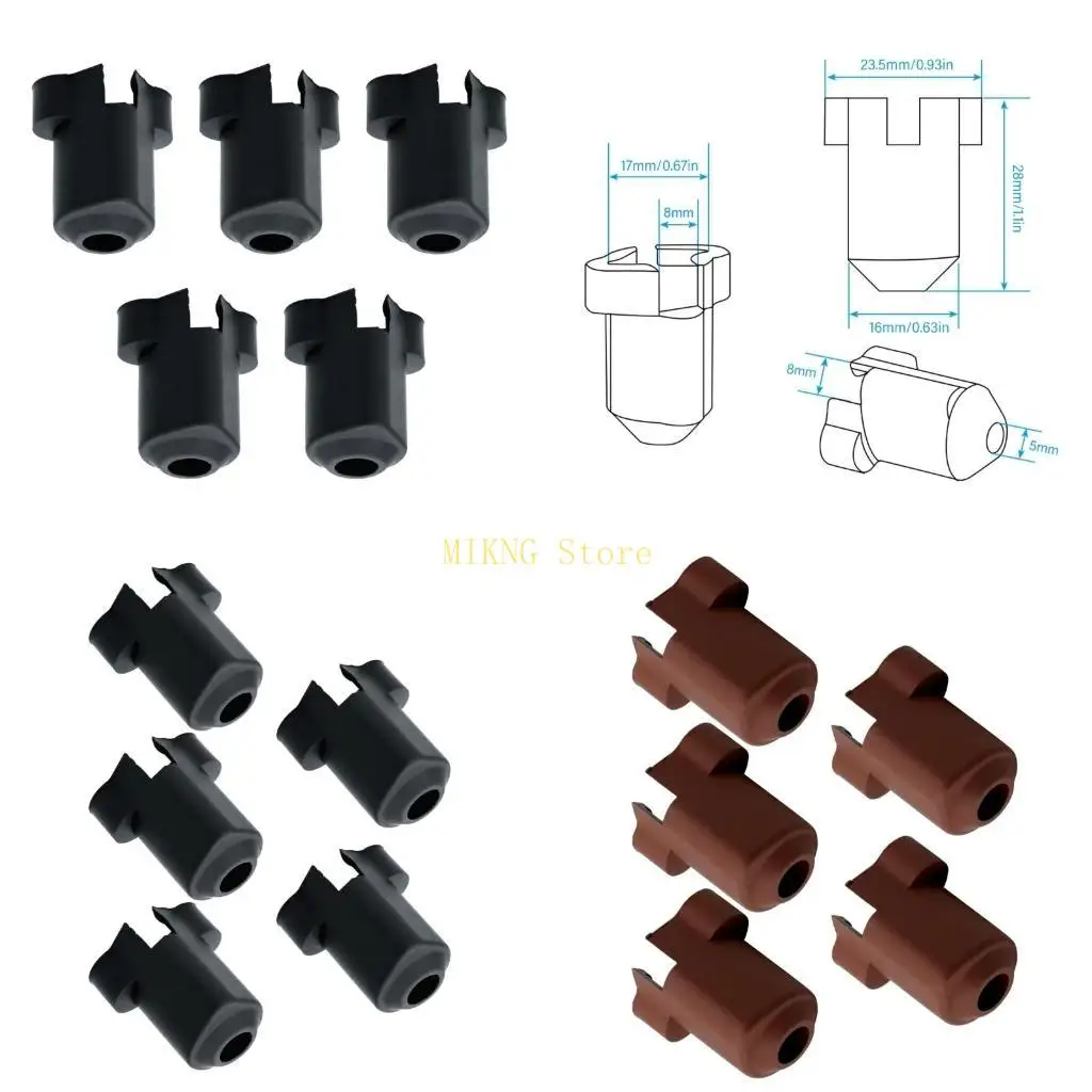 

5Pieces Soft Silicone Socks For K1C Heating Block 3D Printer Hotend Heat Insulation Case Cover 3D Printer Part best sale