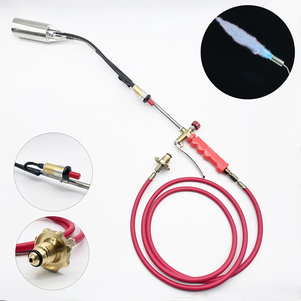 

Professional Propane Gas Welding Brazing Torch with 2m Hose With Electronic Ignition Device Burning Grass Gun for Propane Gas