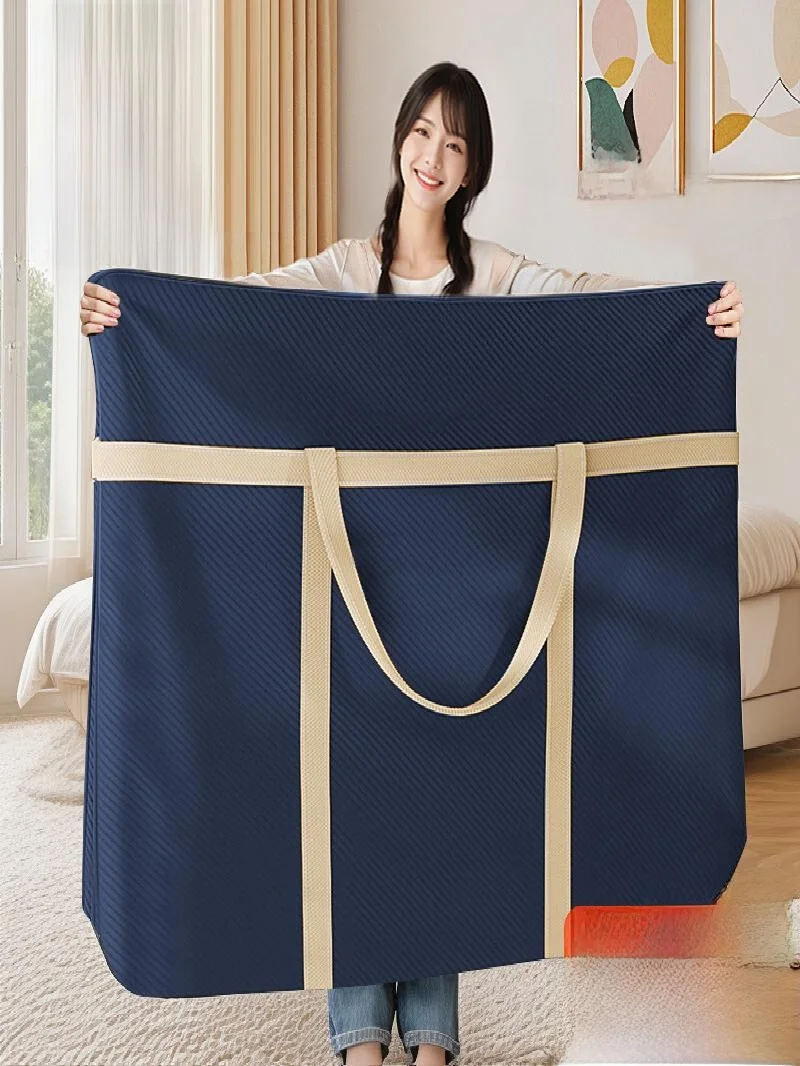 Extra Large Capacity Moving Packing Bag Durable Woven Reusable Storage Bag for Clothes And Quilts Travel Organizer Bag