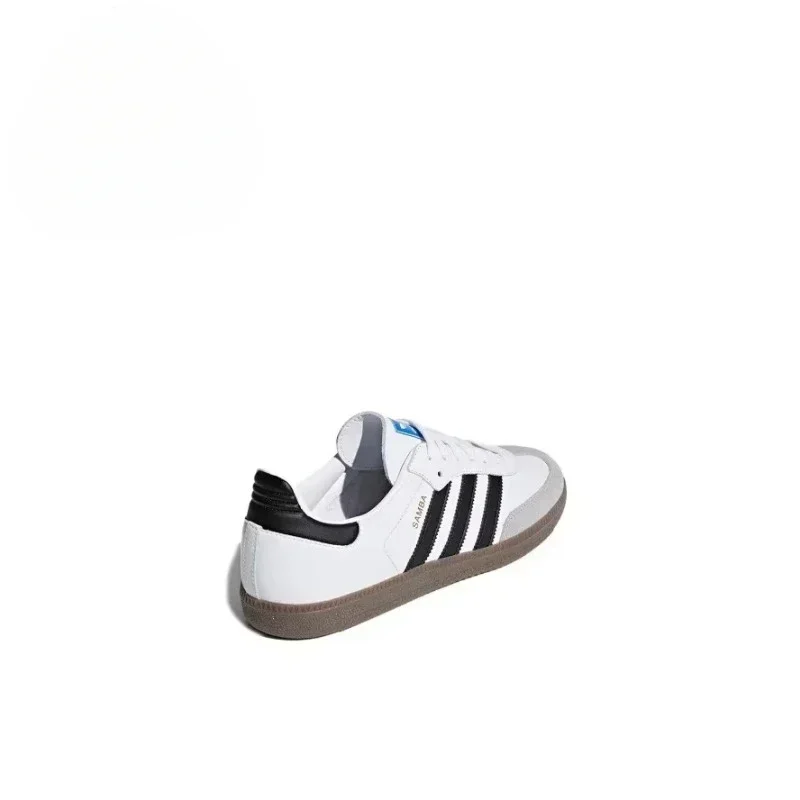 New Adidas Originals Samba OG White and Black Women and Men Unmarked Low Top Lightweight Non-slip German Training Board Shoes image 4