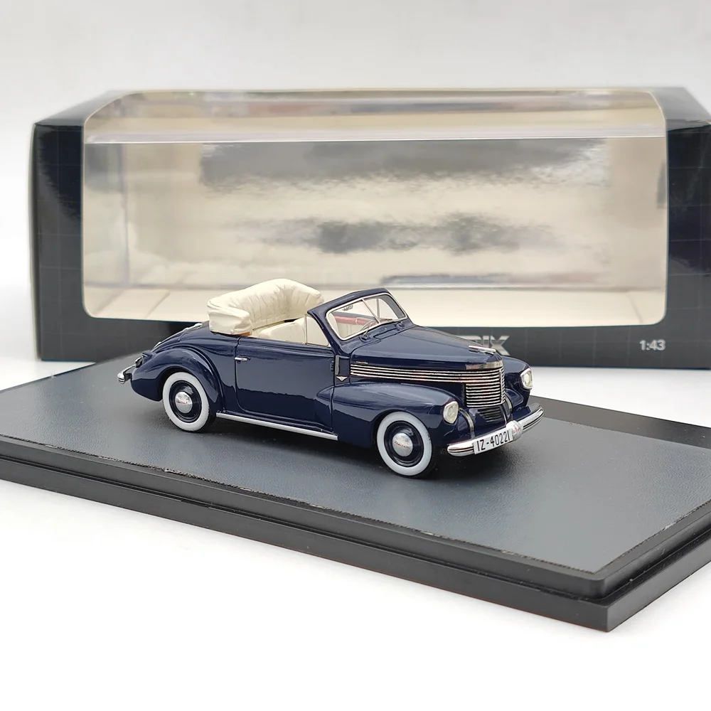 1/43 MATRIX-MODELS for Opel Kapitan Hebmuller Cabriolet 1940 Blue MX41502-021 Resin Model Car Limited Collection Auto Toys Gift