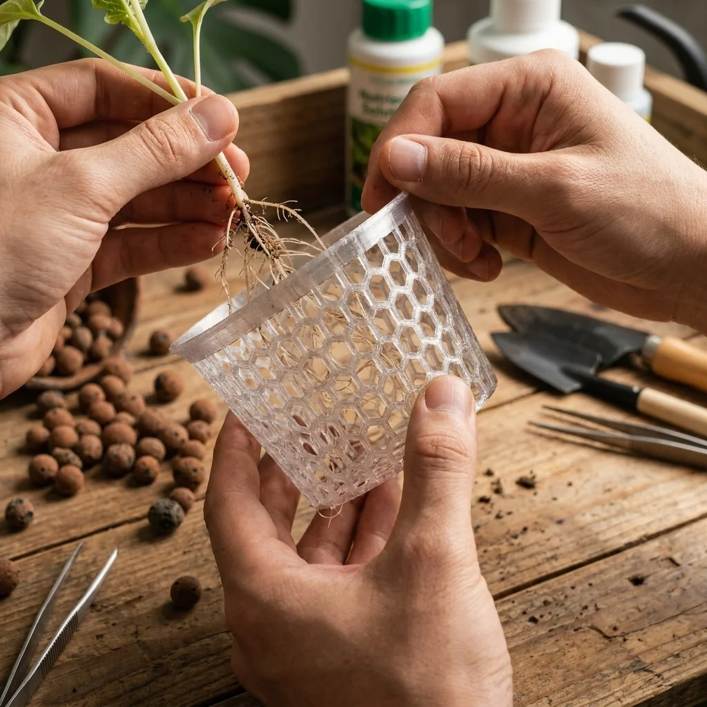 3D Printed Hydroponic Plant Fi - Net Pot 3 Inch review and price