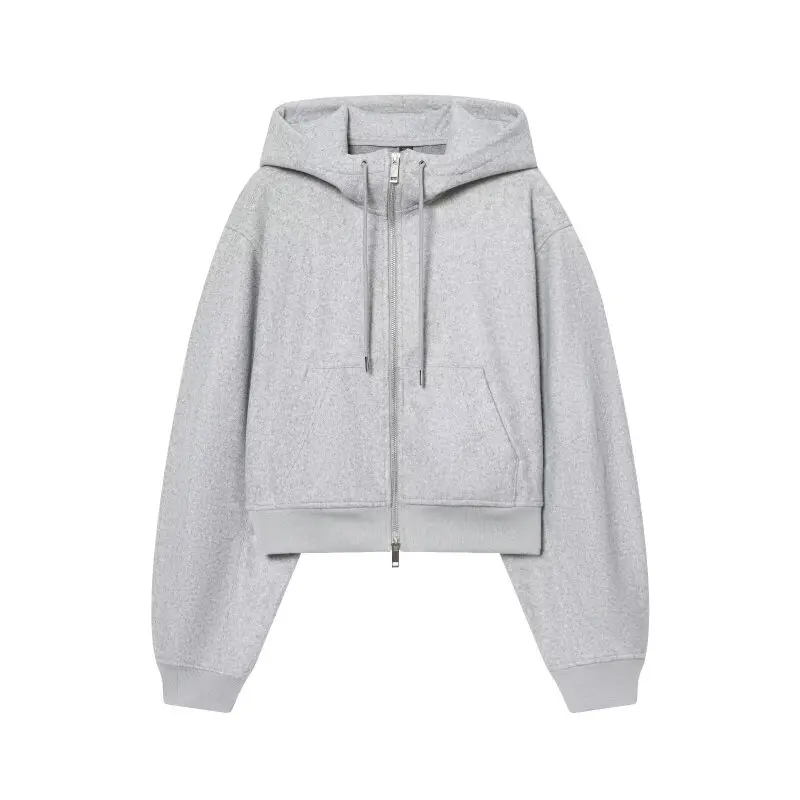 

Women’s Autumn Hooded Puffy Sleeve Soft Jacket Coat Casual Loose Outerwear Fall Streetwear Fashion