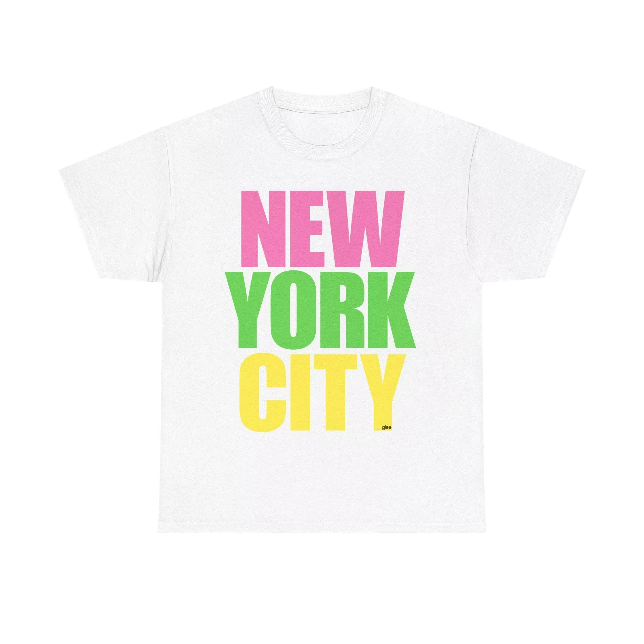 2026 Summer Ladies' Glee New York City T-shirt, Round Neck Printed T-shirt