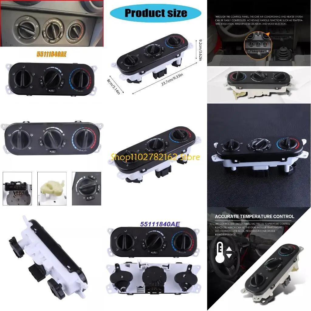 

547B HVAC Temperature Control Panel Heater Climate Control Switch Unit 55111840AD