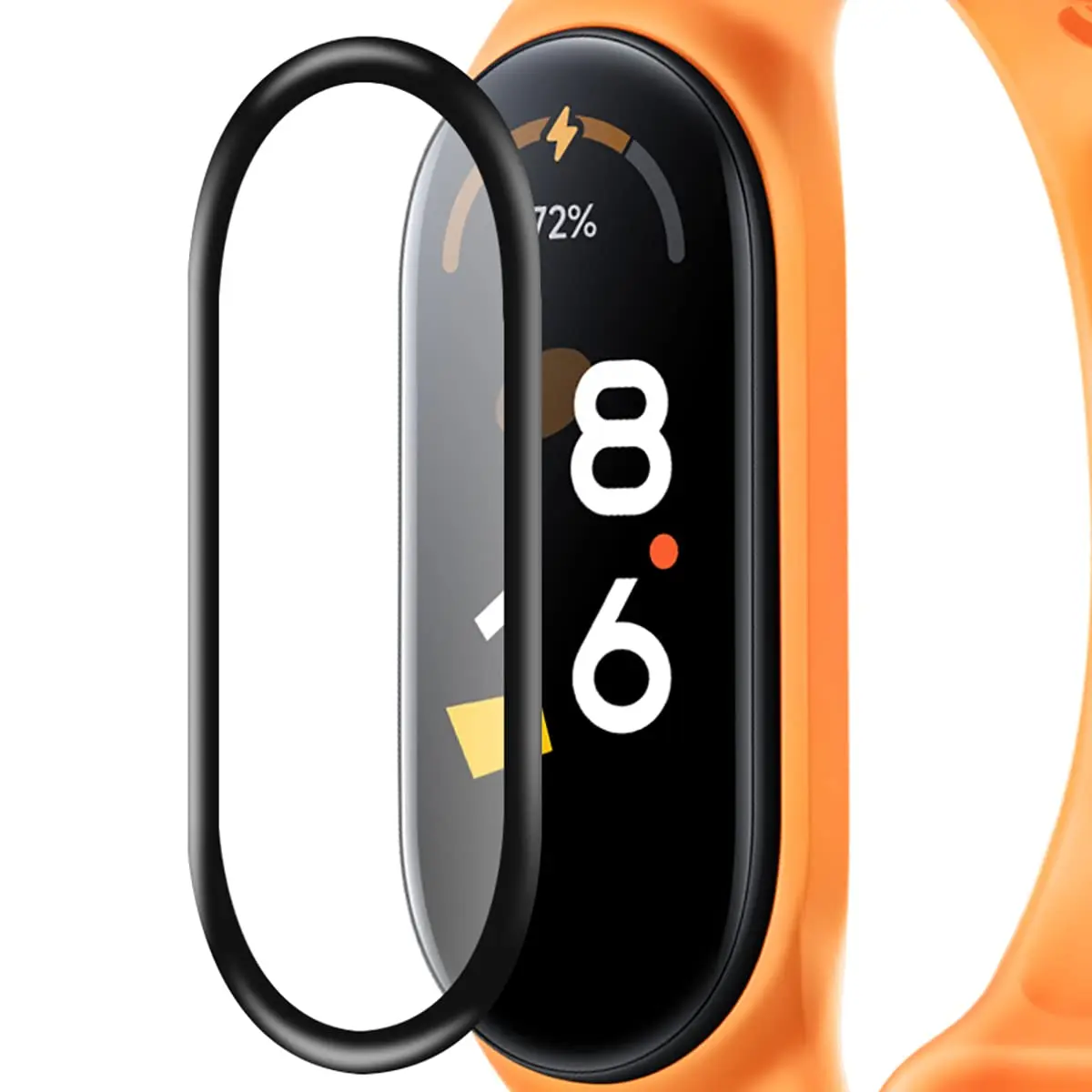 Гидрогелевая защитная пленка для экрана Xiaomi Mi Band 8 7 6 5 4, мягкая защитная пленка с полным покрытием, аксессуары для умных часов, не стекло