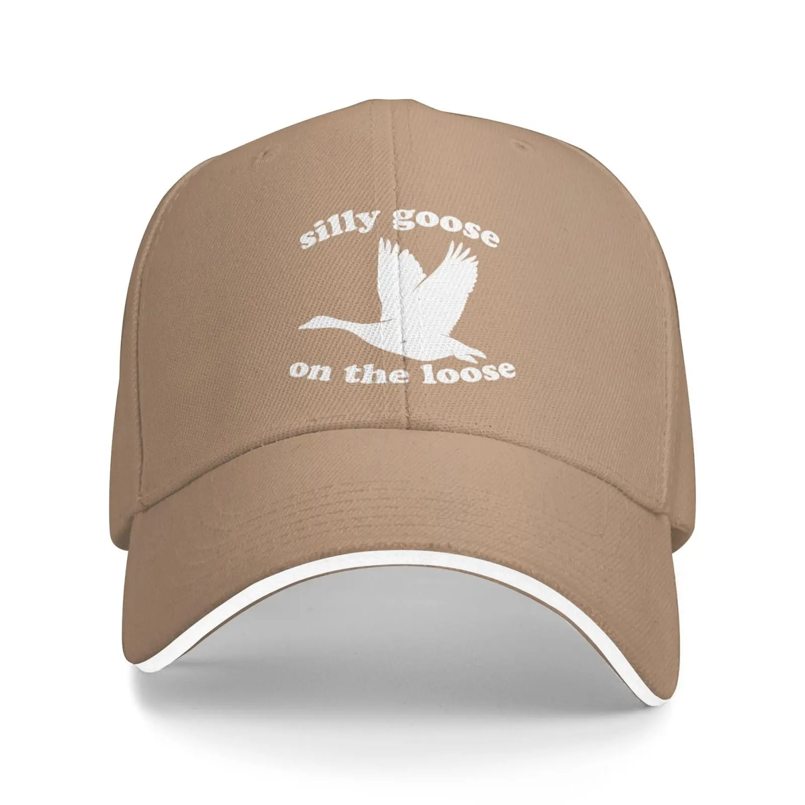 

Silly Goose On The Loose Hat Women Baseball Cap Graphic Hats Natural