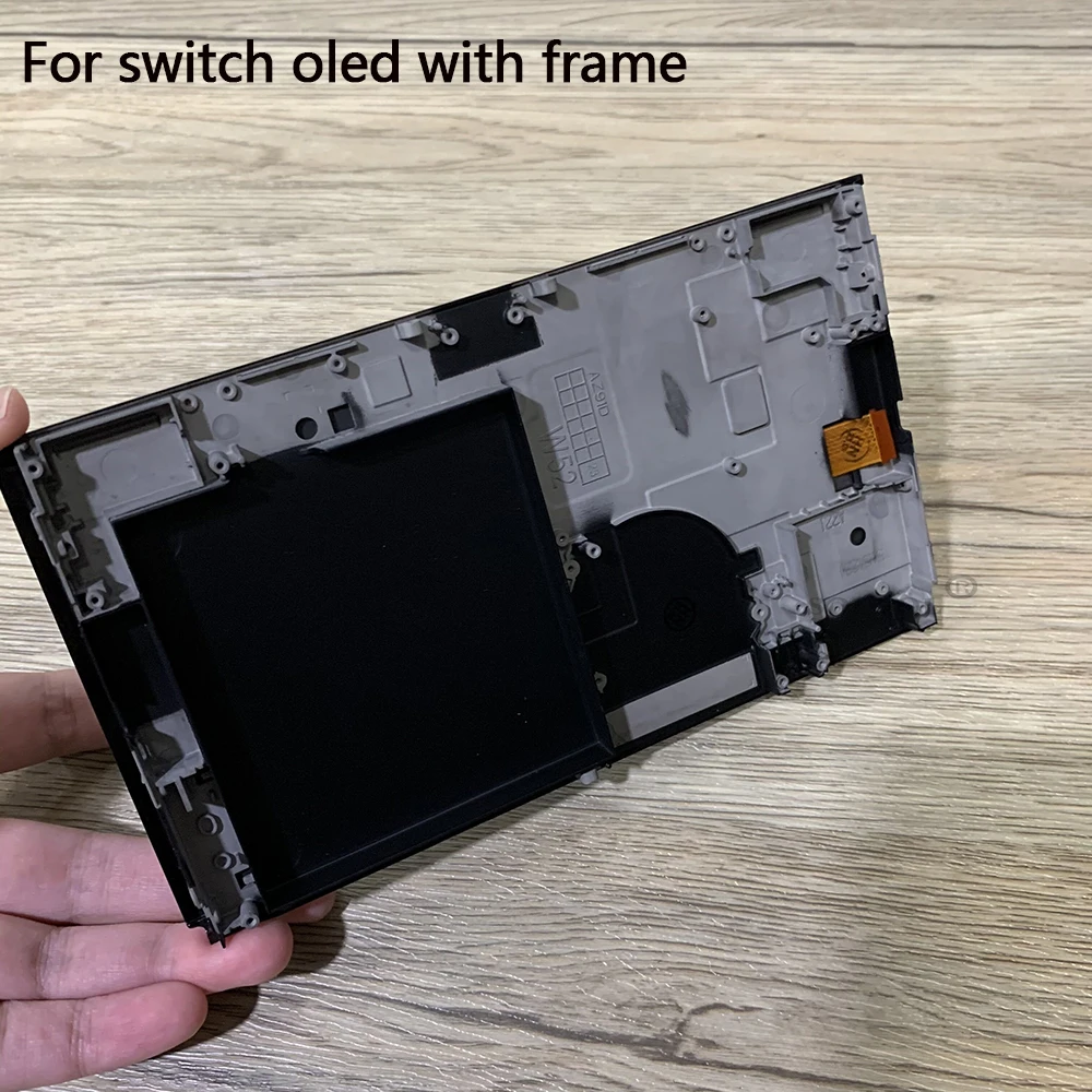 New for Nintendo Switch OLED Console Lcd Display Full Screen Assembly Digitizer with Midframe Replacement for OLED Accessories