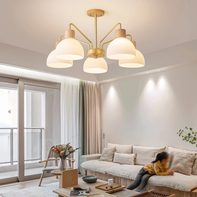 Plafonnier LED suspendu au design moderne, éclairage d'intérieur, luminaire décoratif de plafond, idéal pour une maison