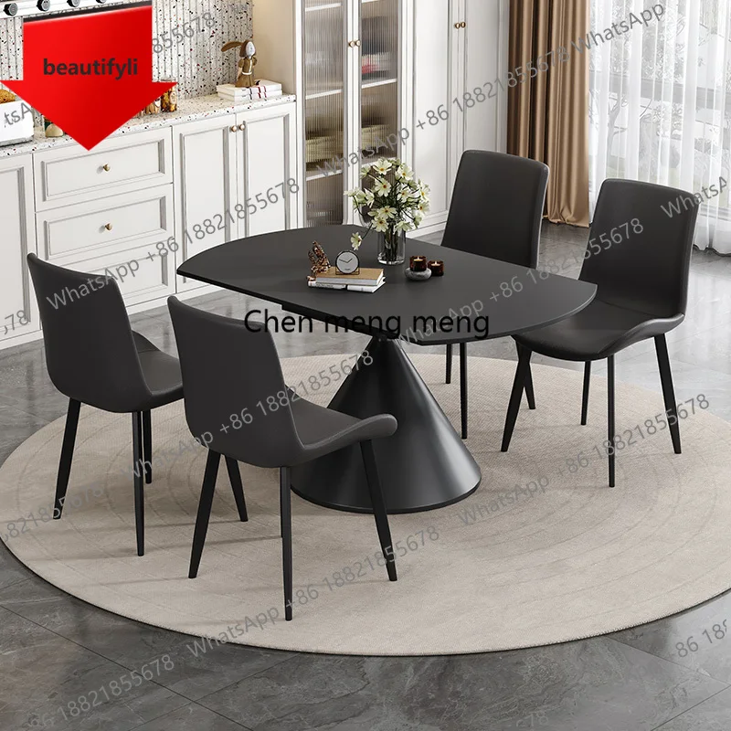 

A55 Light Luxury Lounge Restaurant Table Aesthetics European Comfortable Unusual Dining Table Design Mesas De Jantar Home Furnit