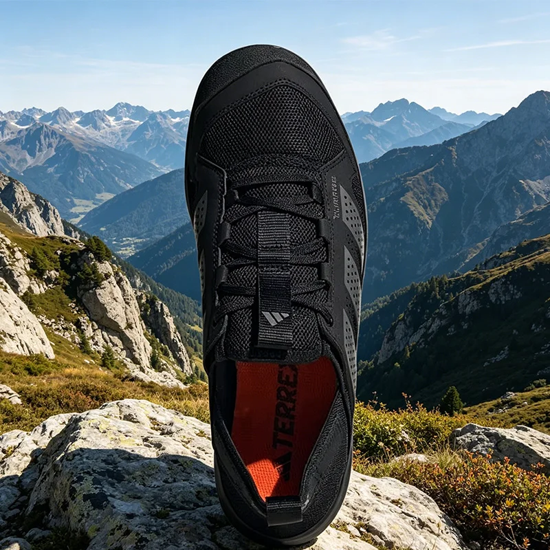 ADIDAS 100 % authentische CLIMACOOL Unisex-Outdoor-Wasserschuhe, atmungsaktive, schnell trocknende Wandersneaker mit Boxen HQ9170 – Detail 5