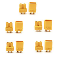 5/10pair XT30 XT 30 Bullet Connectors Plug For RC Quadcopter FPV Racing Drone Lipo Battery Quadcopter Car Boat DIY Accessories