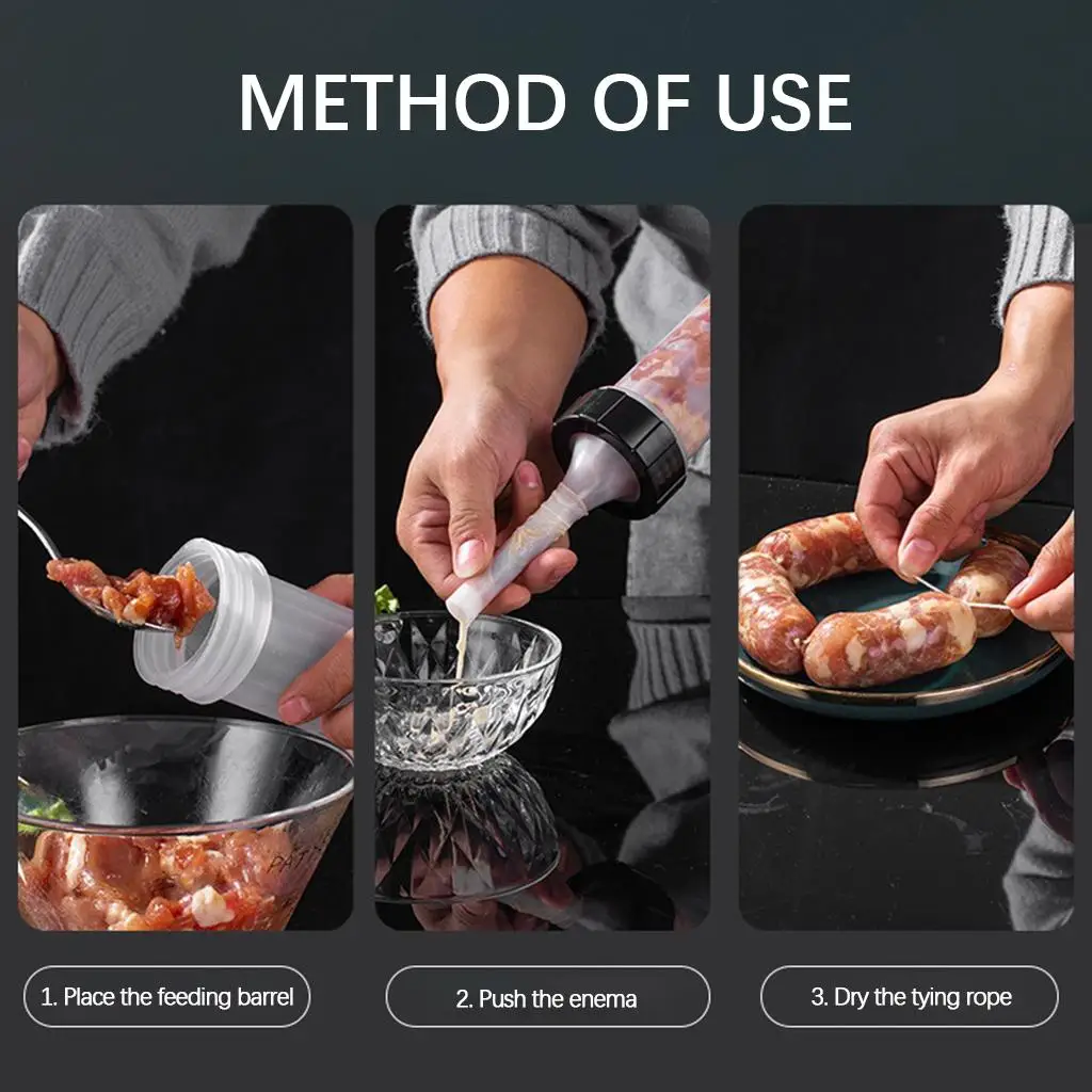 Sausage Maker Meat Stuffer Salami Hot Dogs Stuffing Machine Saugage Press
