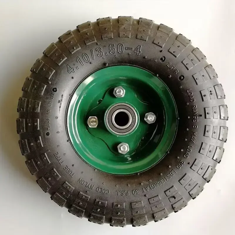 Garden Dumping Cart Wheel Wheel of Agricultural Push Truck(Wheel color random)