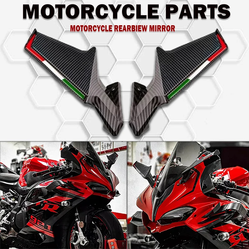 

For Yamaha YZF R1 R15 R3 R6 R25 R125 Motorcycle Fixed wind wing competitive Rearview mirror High quality ABS Mirrors Accessories