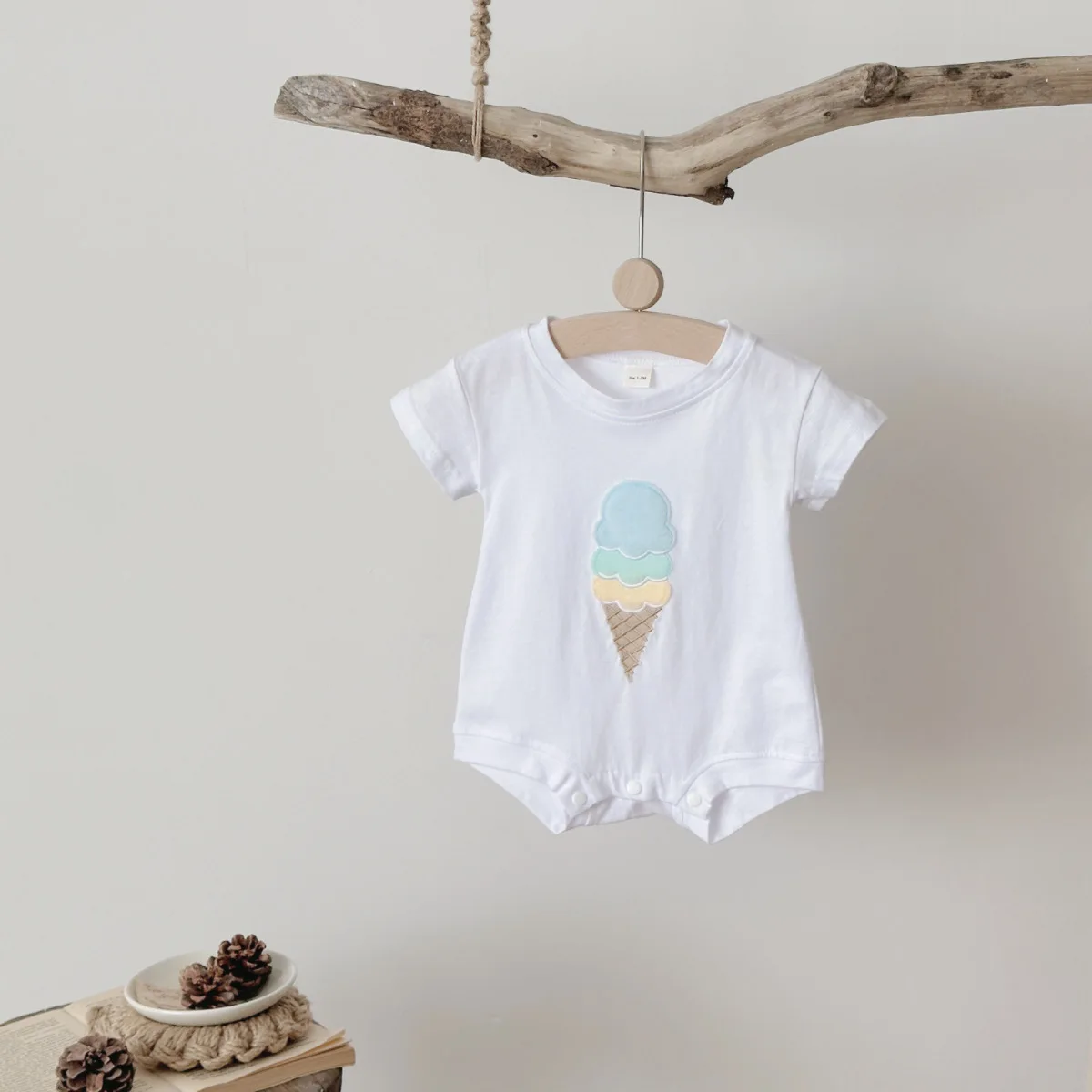 אוברול תינוקות גלידה