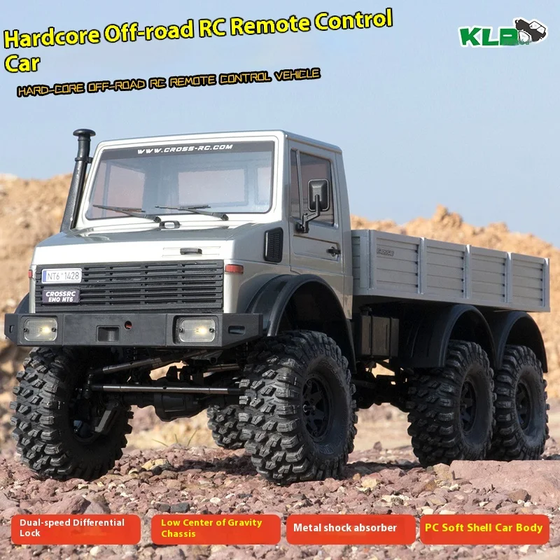 

Crossrc EMO 1/10 6x6 NT6 Climbing Car Differential Dual Speed Waterproof Hardcore Off road RC Remote Control Car