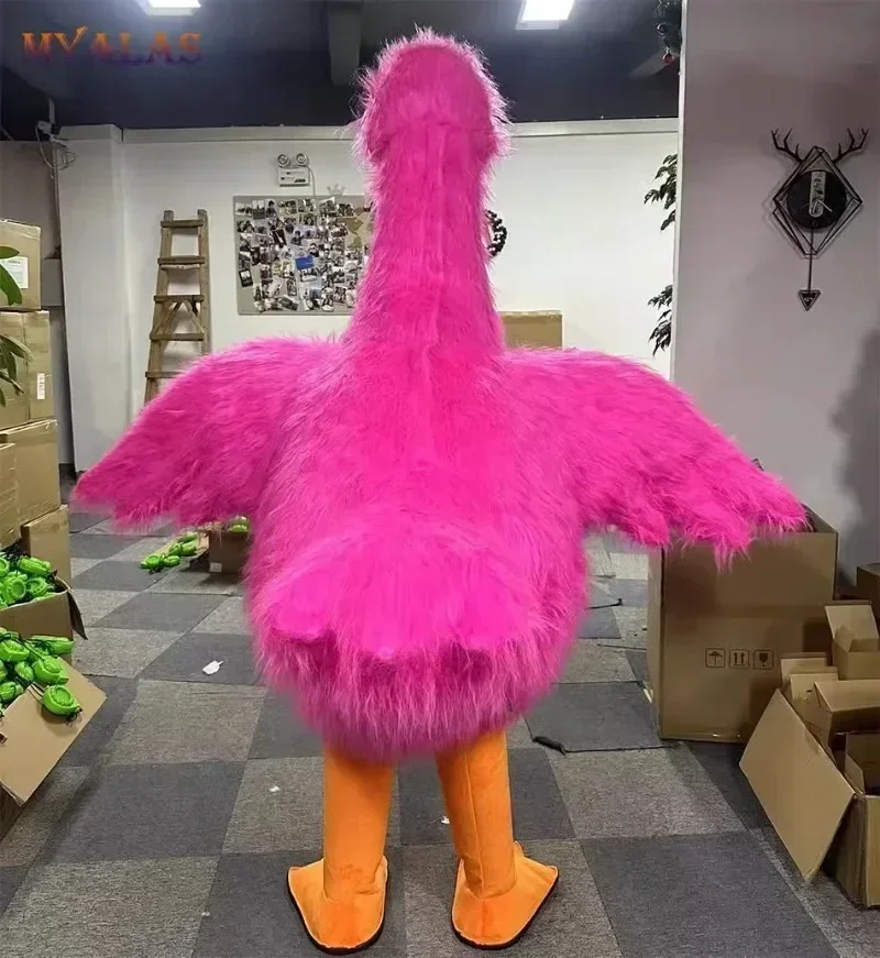 Natale 2,2 m gonfiabile cigno bianco mascotte oca vestito intrattenimento palcoscenico indossare tutto il corpo vestito cosplay animale senza pipistrello batteria