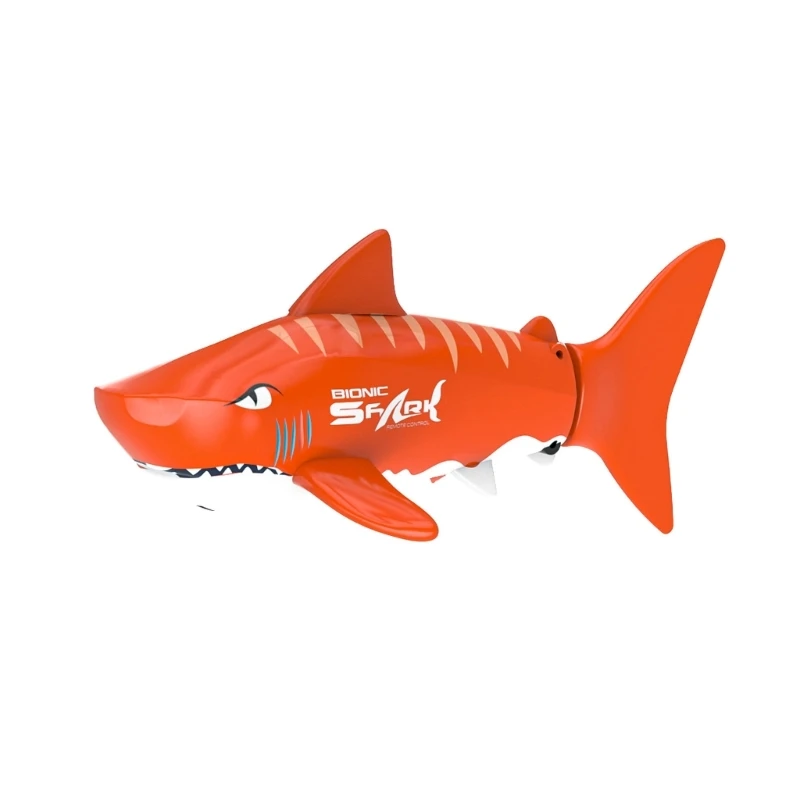 Q0KB RC Pool Toy Remote Control Shark Toy Swimming Pool Fish Toy for Kids Age 6-10 Outdoor Water Toy for 6+ Years Old