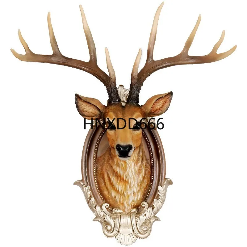 

Home Decorations Living Room TV Background Wall Lucky Deer Head Wall Hanging