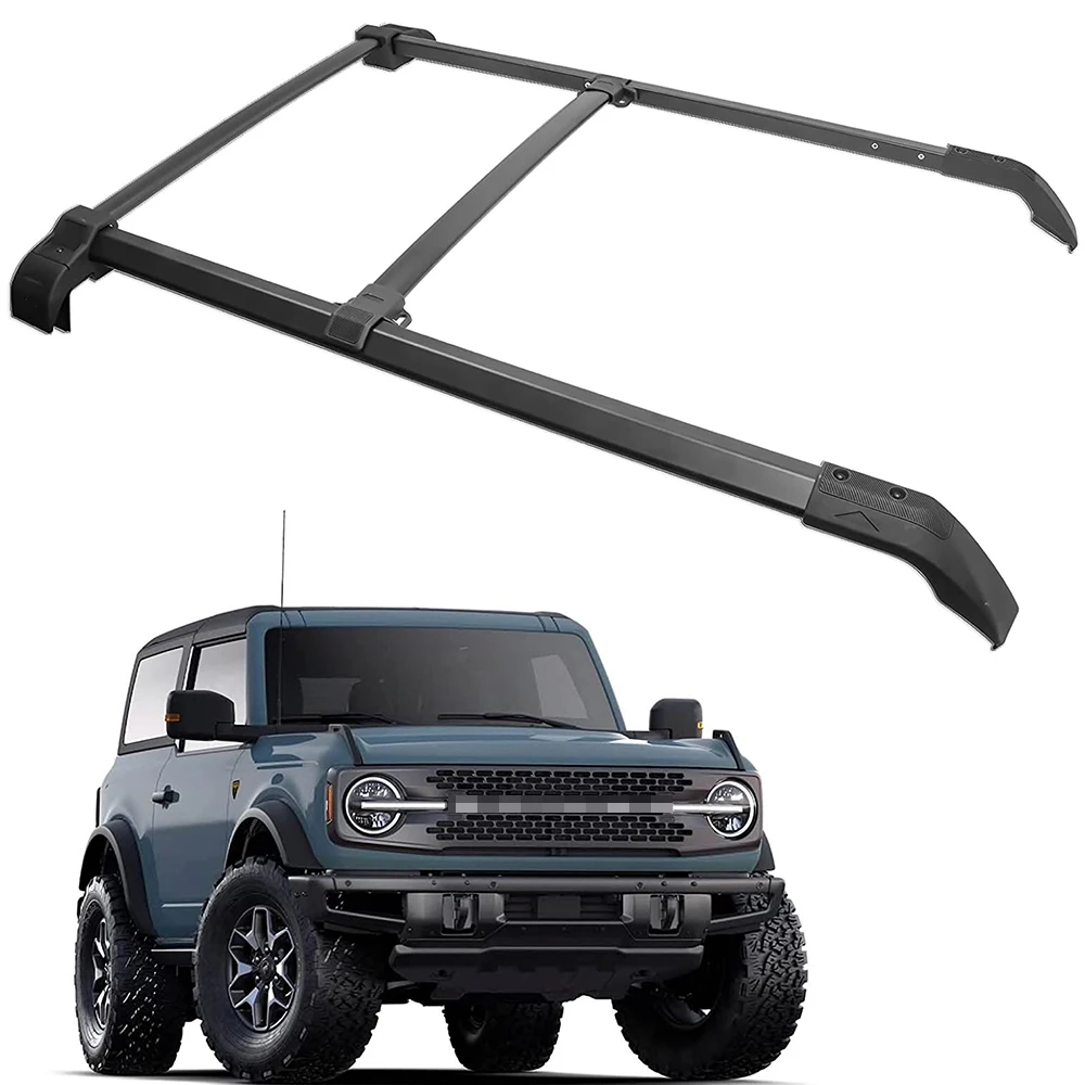 Roof Rack Cross Bar Kit For 2021 2022 2023+ Ford Bronco 2/4 Door Rooftop Cargo Accrssories Luggage Rack