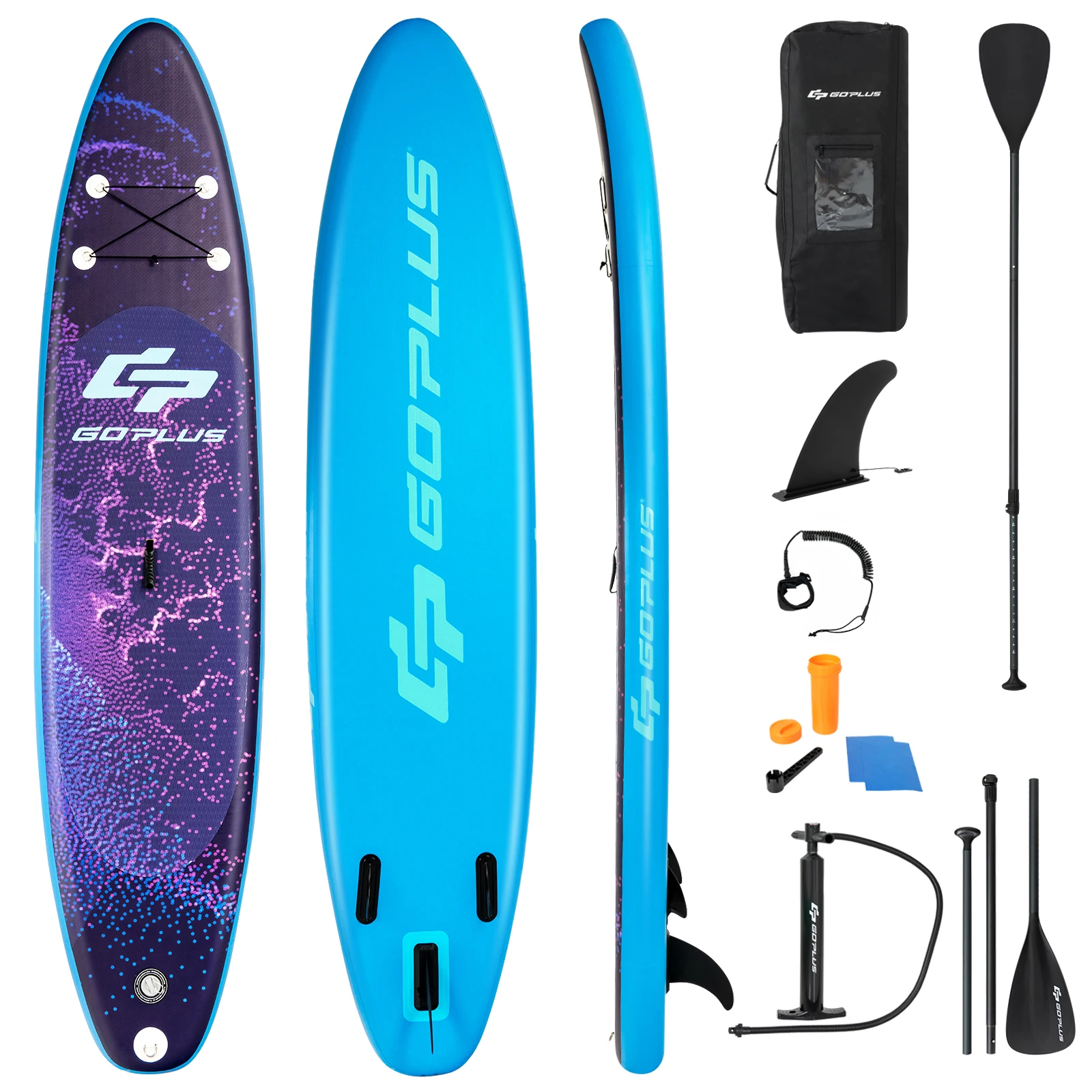 11 'aufblasbares Stand Up Paddle Board Surfbrett mit/Tasche Aluminium Paddel pumpe